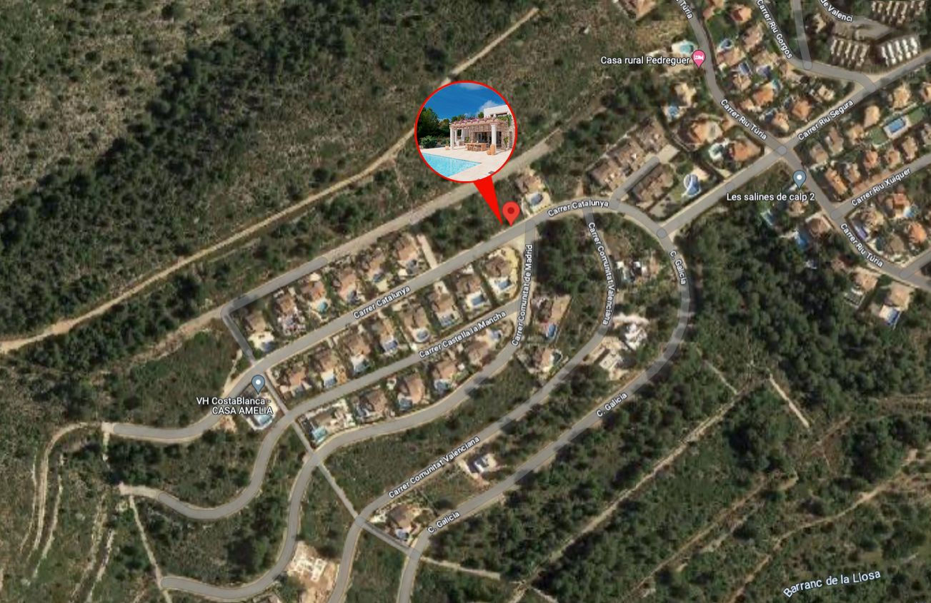 Ibizan villa under construction in Solana II just 10 km from Denia