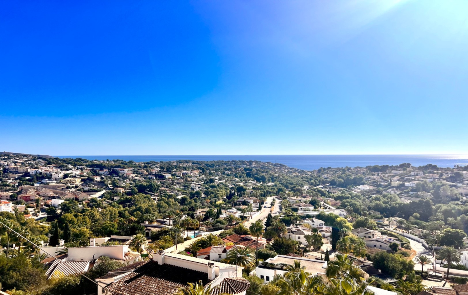 Apartamento con vistas panoramicas al mar en Benissa Costa